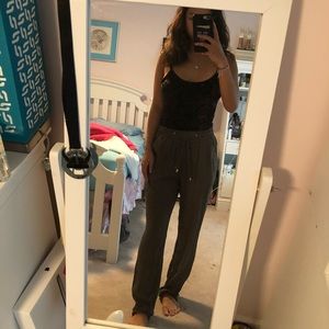 Army Green Loose Pants